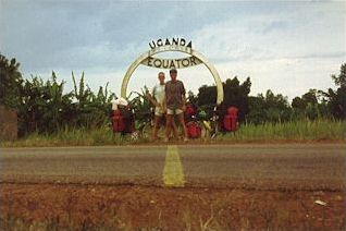 Halftime: at the equator in Uganda